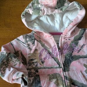 Infant Cabela's Embroiderd Camo Zip Jacket